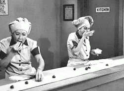 Chocolate spilling across the factory floor