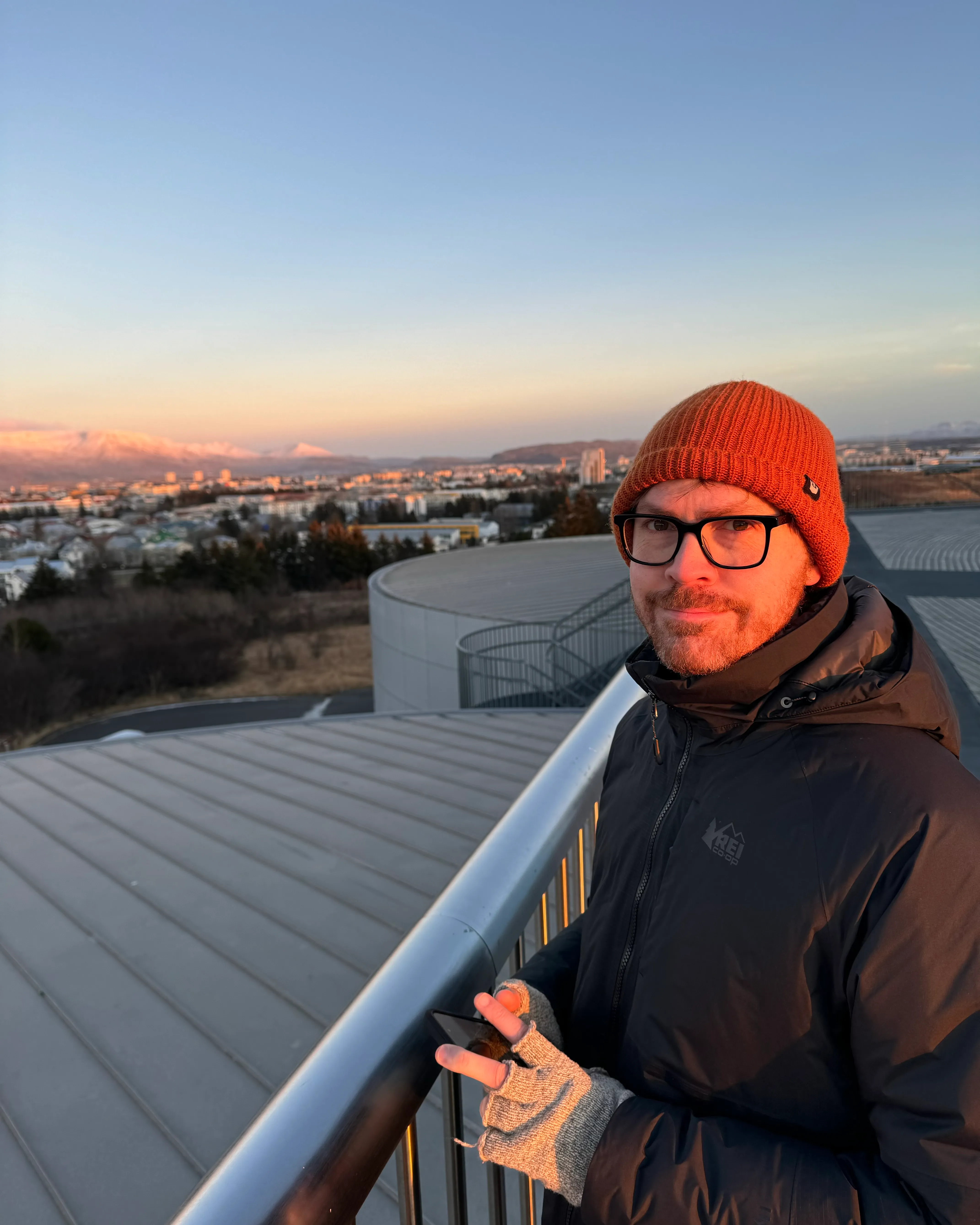 Alan on the Observation Deck at the Perlan